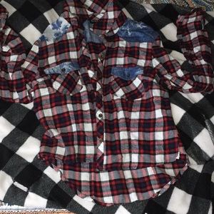 Red and blue flannel